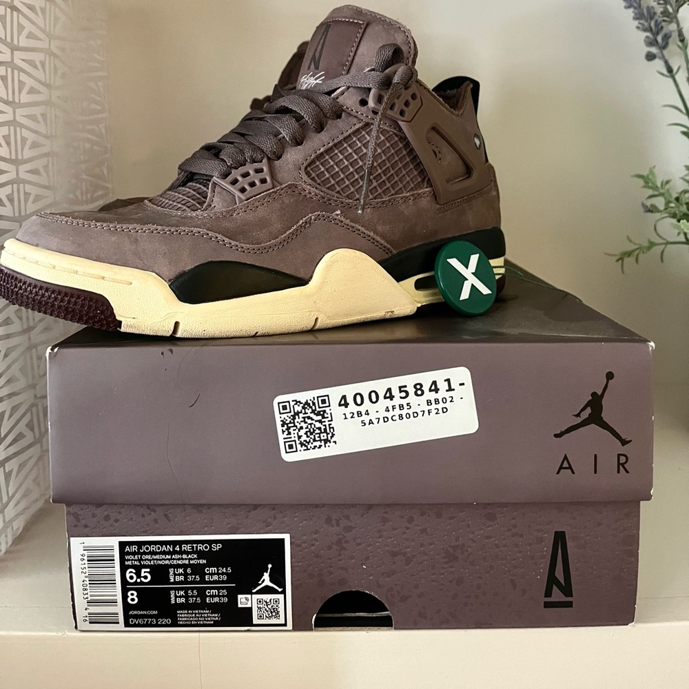 A Ma Maniére x Air Jordan 4 Retro ‘Violet Ore’